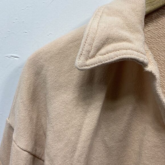 Madewell Cotton and Hemp Blend Collared Pullover XS - Picture 4 of 5